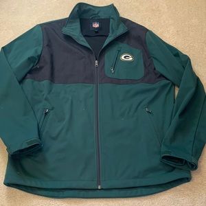 NFL light weight Green Bay Packer’s mens jacket Size L